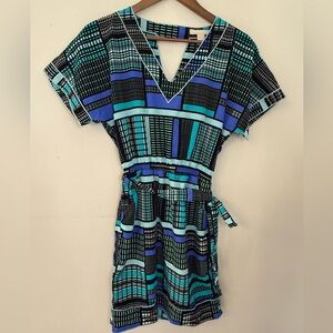 Banana Republic Factory abstract striped mini dress SZ 0